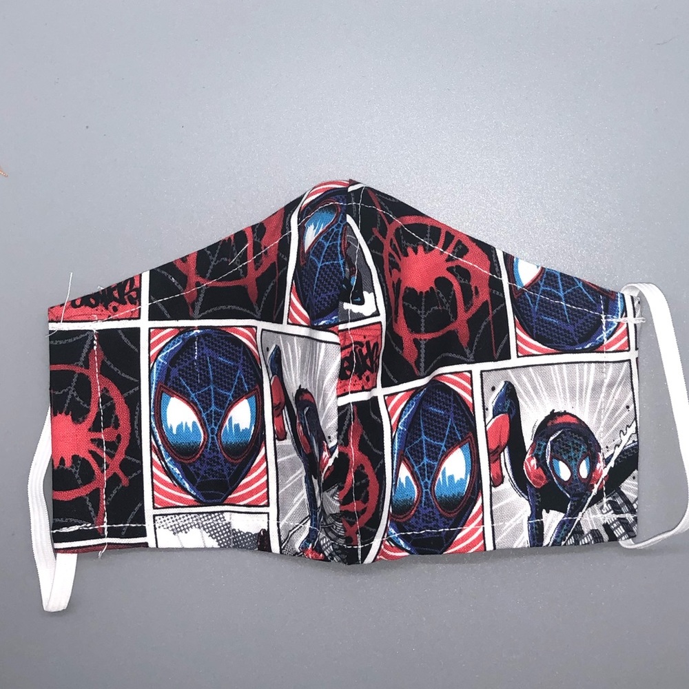 Spider-Man into the spiderverse fabric face mask